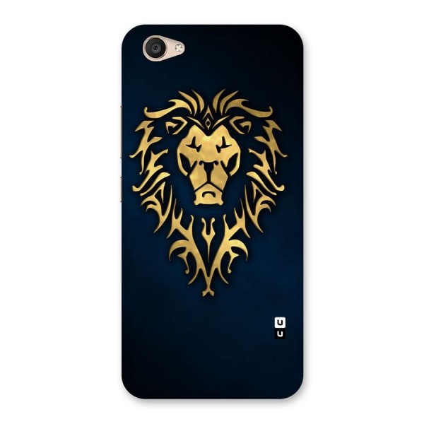 Beautiful Golden Lion Design Back Case for Vivo V5 Plus