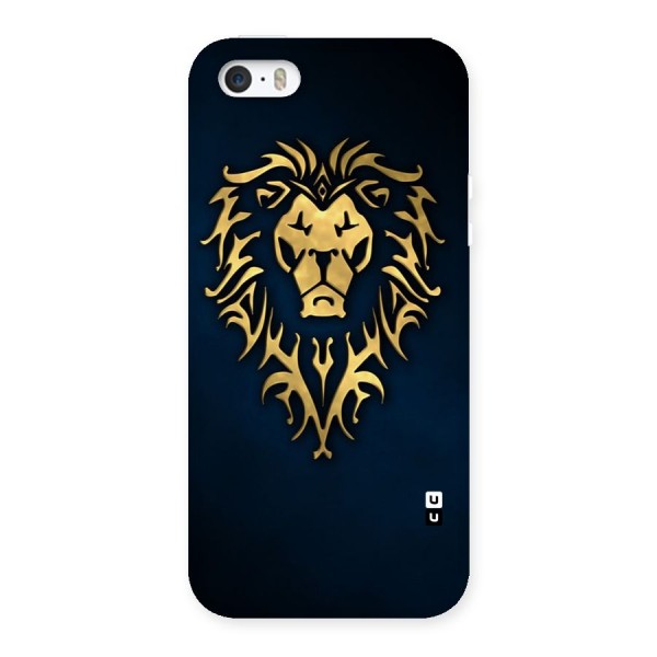 Beautiful Golden Lion Design Back Case for iPhone SE