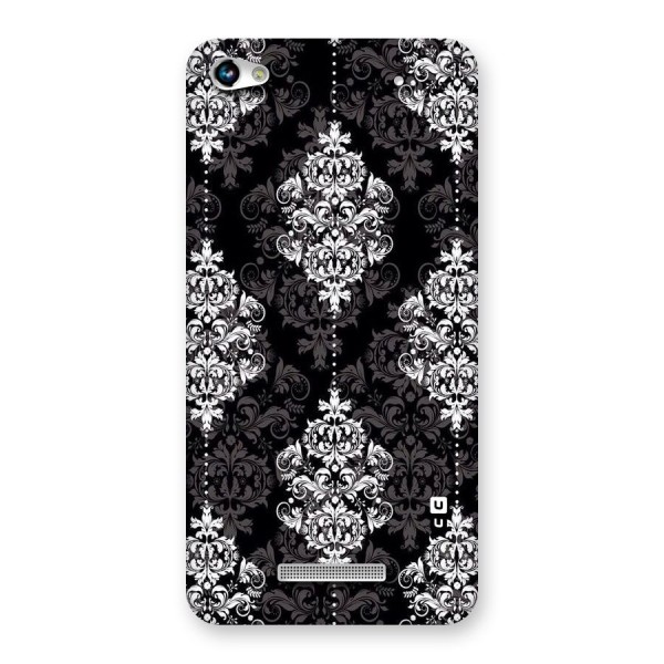 Beautiful Grey Pattern Back Case for Micromax Hue 2