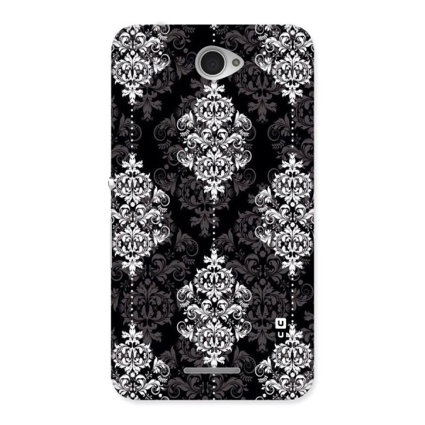 Beautiful Grey Pattern Back Case for Sony Xperia E4
