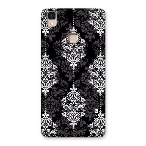 Beautiful Grey Pattern Back Case for V3 Max