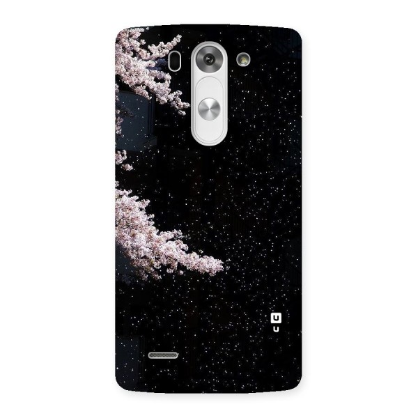 Beautiful Night Sky Flowers Back Case for LG G3 Mini