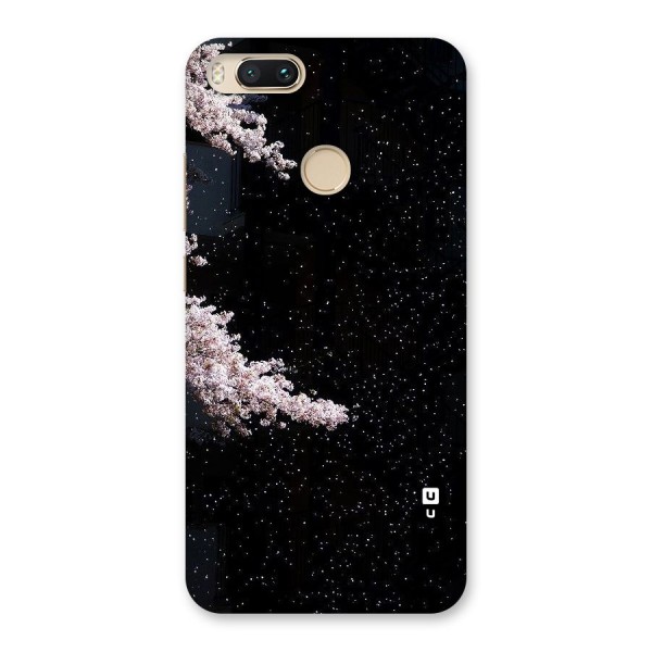 Beautiful Night Sky Flowers Back Case for Mi A1