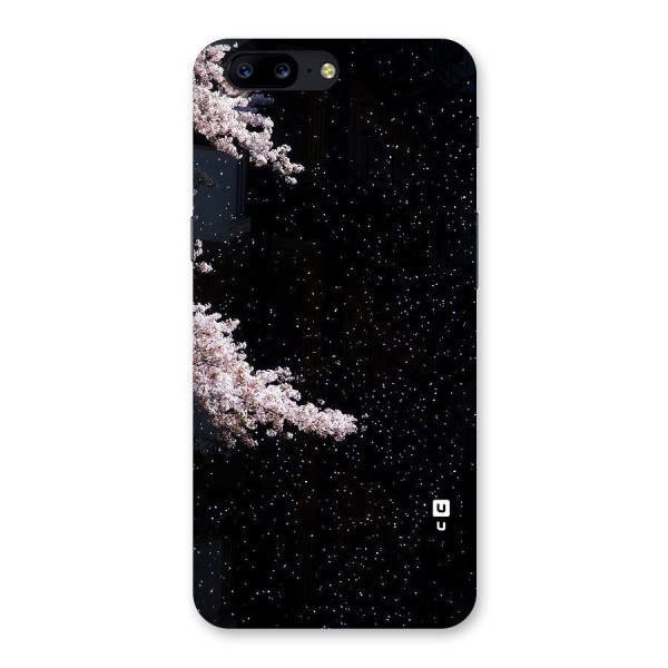Beautiful Night Sky Flowers Back Case for OnePlus 5
