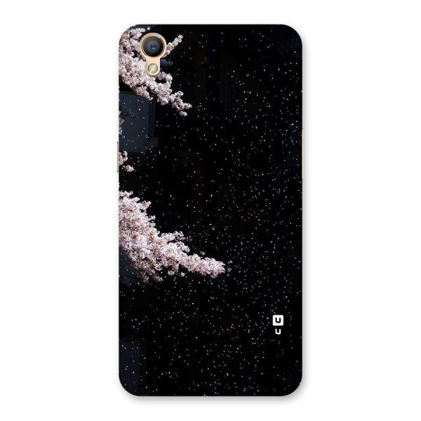 Beautiful Night Sky Flowers Back Case for Oppo A37