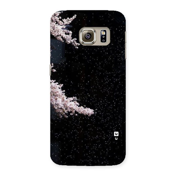 Beautiful Night Sky Flowers Back Case for Samsung Galaxy S6 Edge