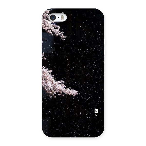 Beautiful Night Sky Flowers Back Case for iPhone 5 5S