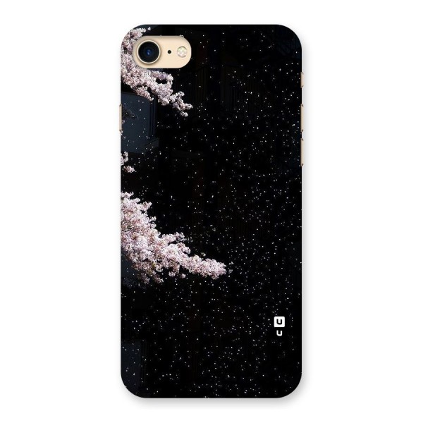 Beautiful Night Sky Flowers Back Case for iPhone 7