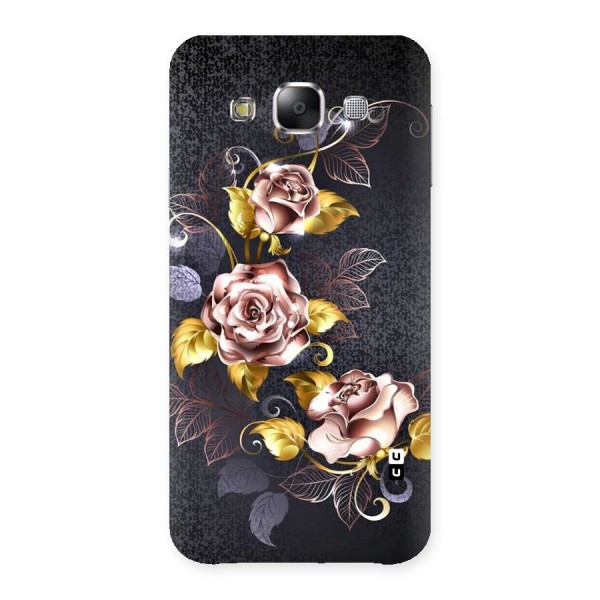 Beautiful Old Floral Design Back Case for Samsung Galaxy E5