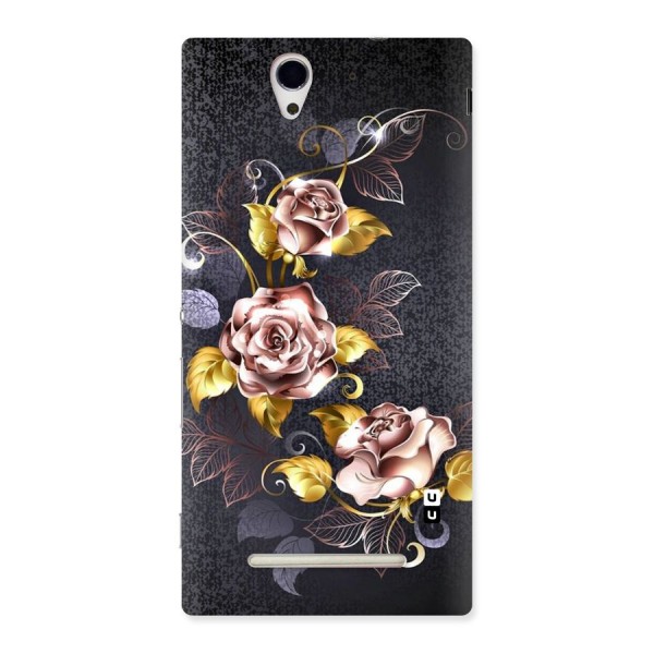 Beautiful Old Floral Design Back Case for Sony Xperia C3