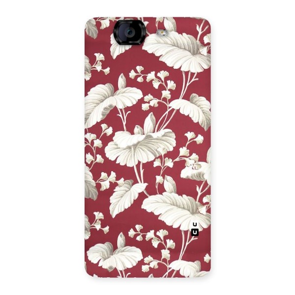 Beautiful Petals Back Case for Canvas Knight A350