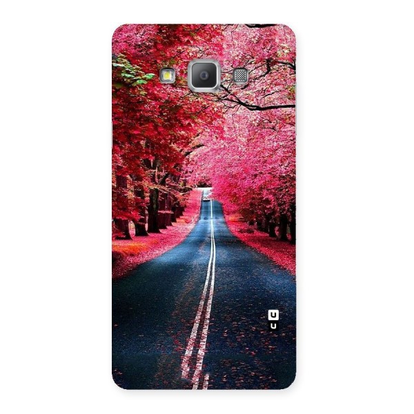 Beautiful Red Trees Back Case for Galaxy A7