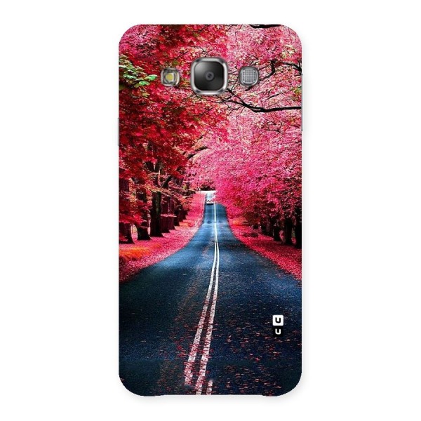 Beautiful Red Trees Back Case for Galaxy E7