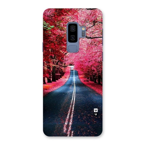 Beautiful Red Trees Back Case for Galaxy S9 Plus