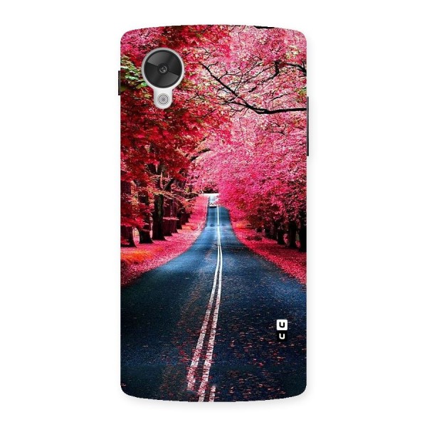 Beautiful Red Trees Back Case for Google Nexsus 5