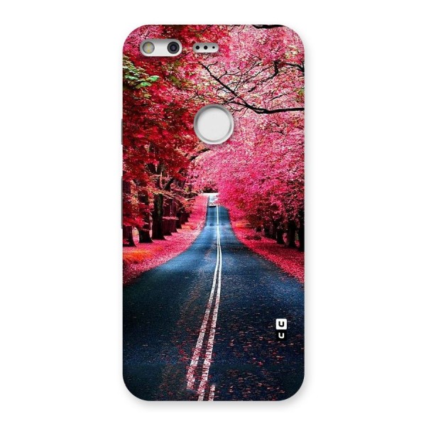 Beautiful Red Trees Back Case for Google Pixel