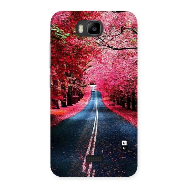 Beautiful Red Trees Back Case for Honor Bee
