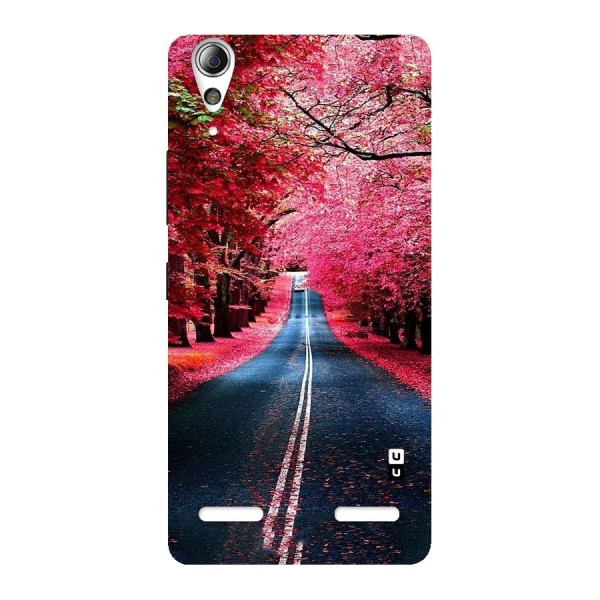 Beautiful Red Trees Back Case for Lenovo A6000