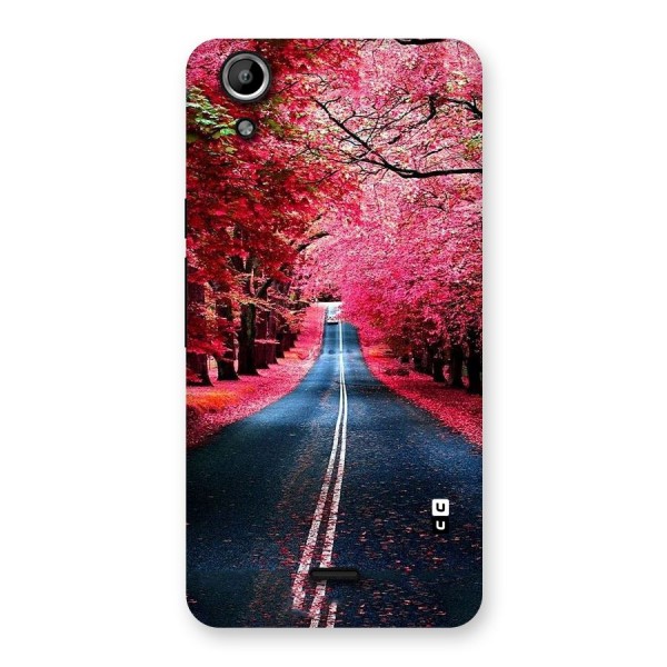 Beautiful Red Trees Back Case for Micromax Canvas Selfie Lens Q345