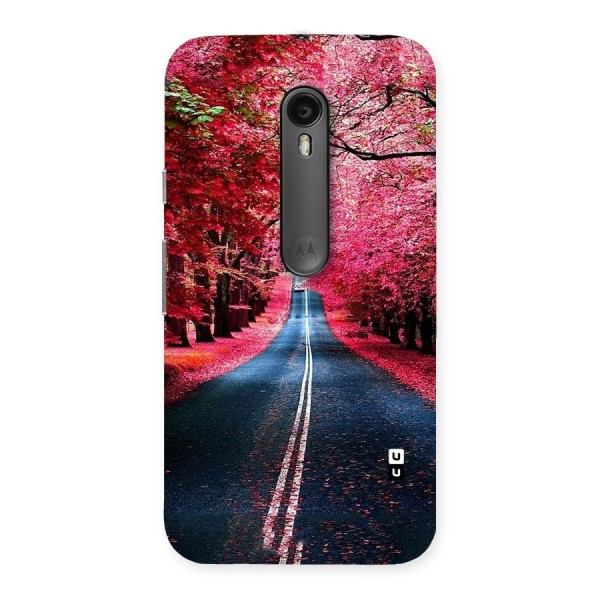 Beautiful Red Trees Back Case for Moto G3
