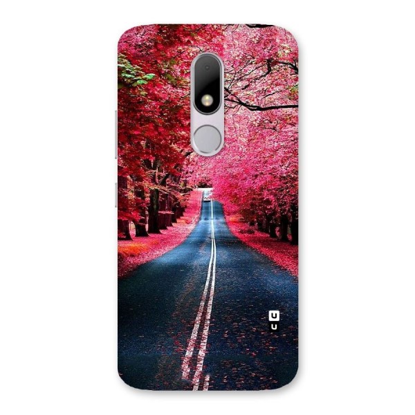 Beautiful Red Trees Back Case for Moto M