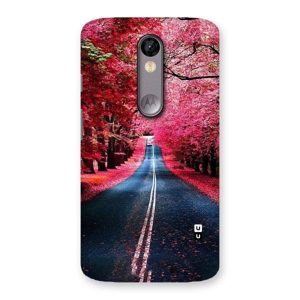 Beautiful Red Trees Back Case for Moto X Force