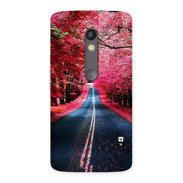 Beautiful Red Trees Back Case for Moto X Play