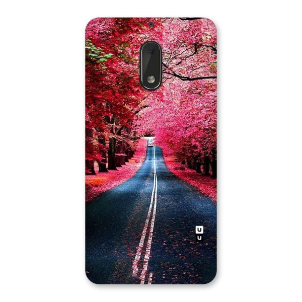 Beautiful Red Trees Back Case for Nokia 6