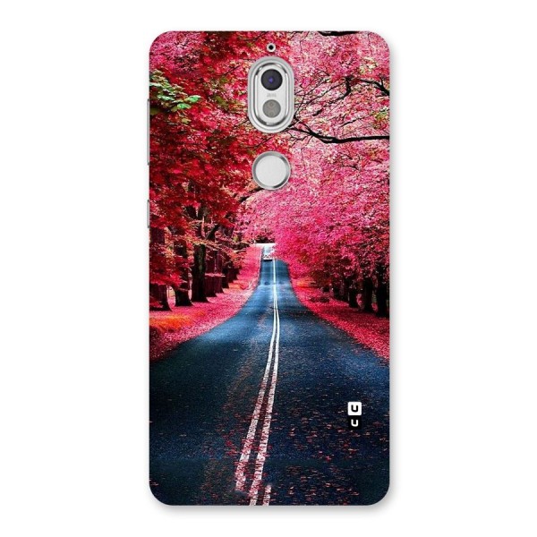 Beautiful Red Trees Back Case for Nokia 7