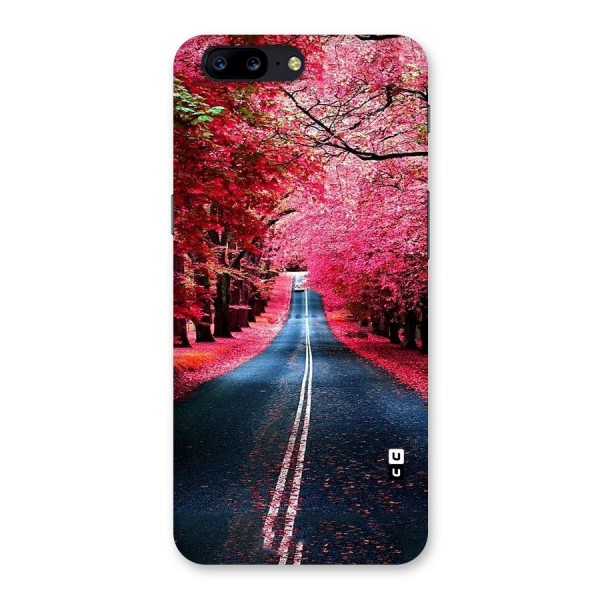 Beautiful Red Trees Back Case for OnePlus 5