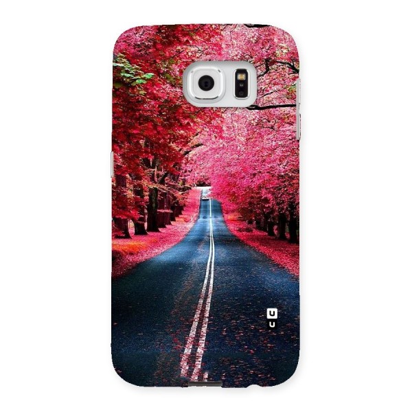 Beautiful Red Trees Back Case for Samsung Galaxy S6