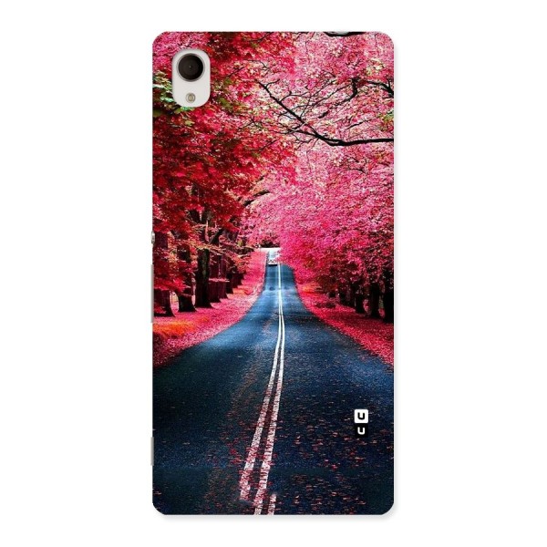 Beautiful Red Trees Back Case for Sony Xperia M4