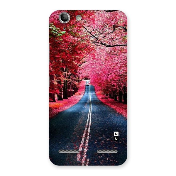 Beautiful Red Trees Back Case for Vibe K5 Plus