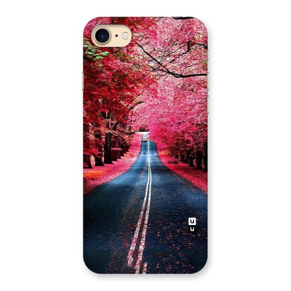 Beautiful Red Trees Back Case for iPhone 7