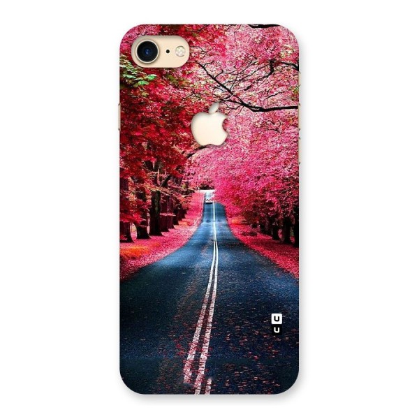 Beautiful Red Trees Back Case for iPhone 7 Apple Cut