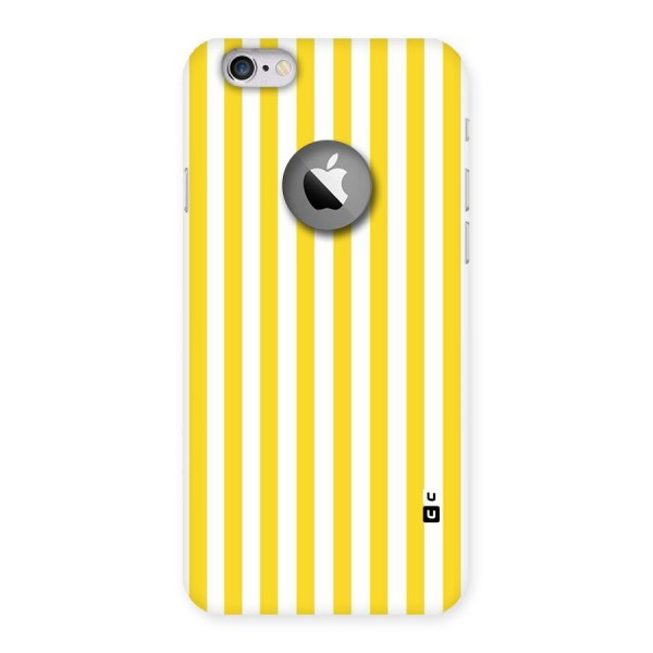 Beauty Color Stripes Back Case for iPhone 6 Logo Cut