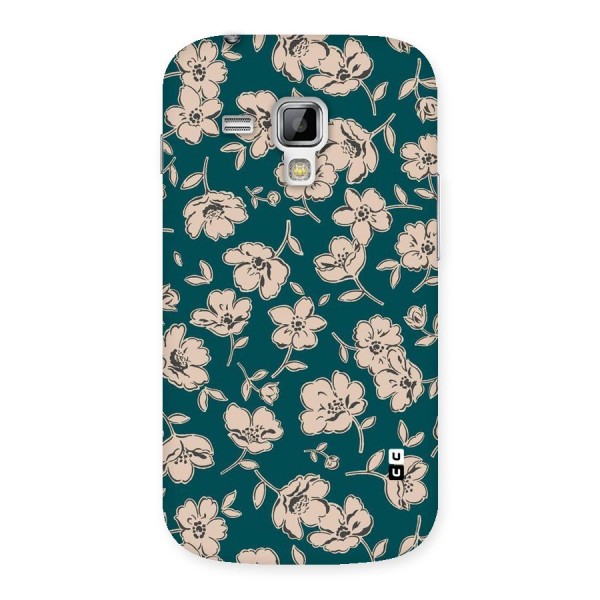 Beauty Green Bloom Back Case for Galaxy S Duos