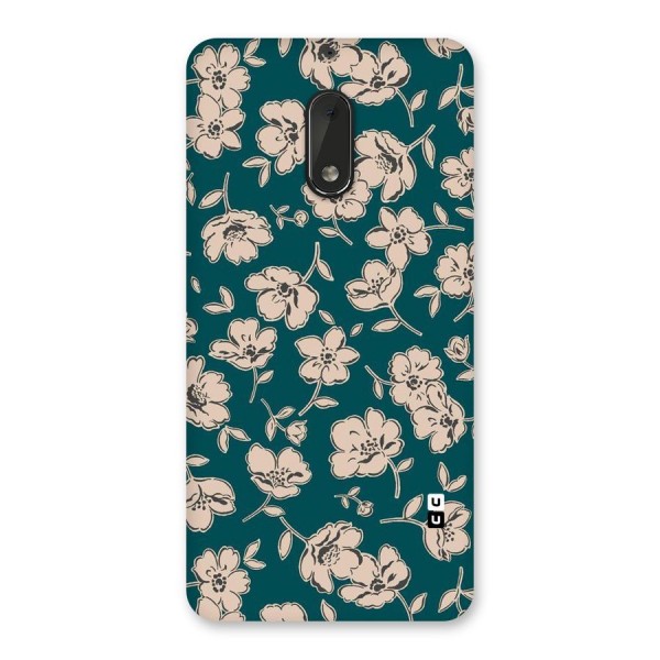 Beauty Green Bloom Back Case for Nokia 6