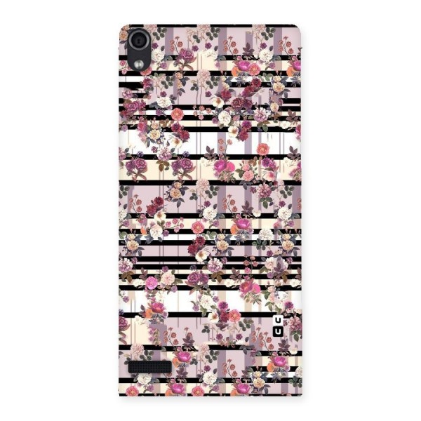 Beauty In Floral Back Case for Ascend P6