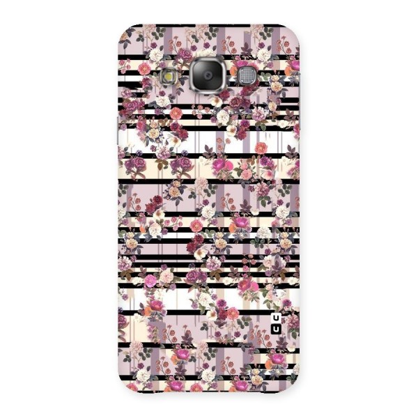 Beauty In Floral Back Case for Galaxy E7