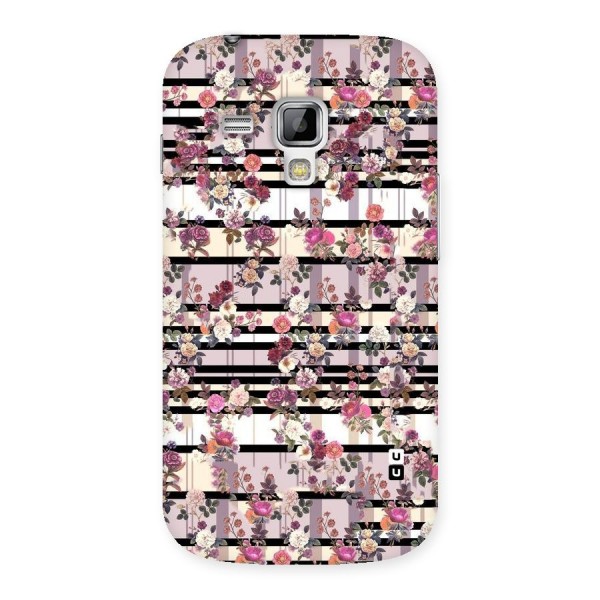 Beauty In Floral Back Case for Galaxy S Duos