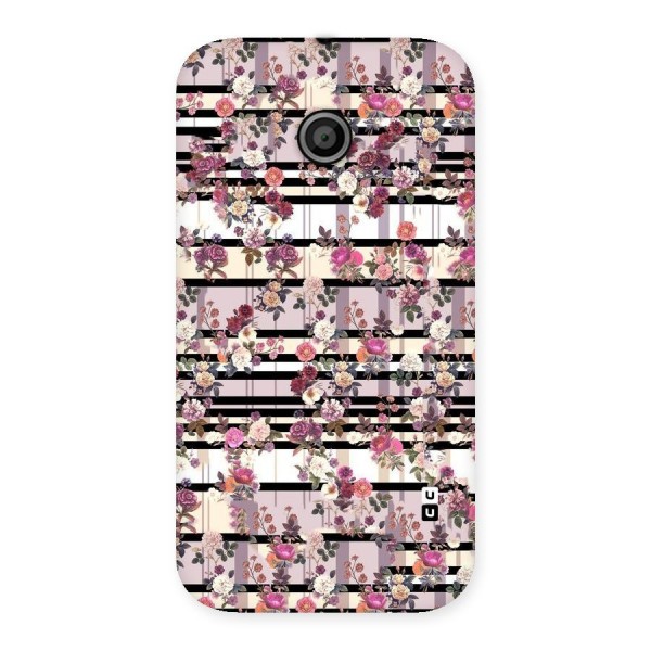 Beauty In Floral Back Case for Moto E