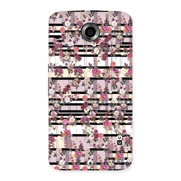 Beauty In Floral Back Case for Nexsus 6