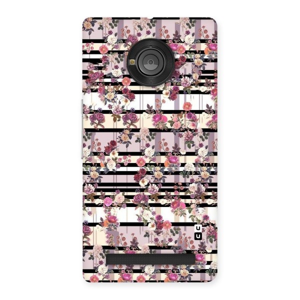 Beauty In Floral Back Case for Yu Yuphoria