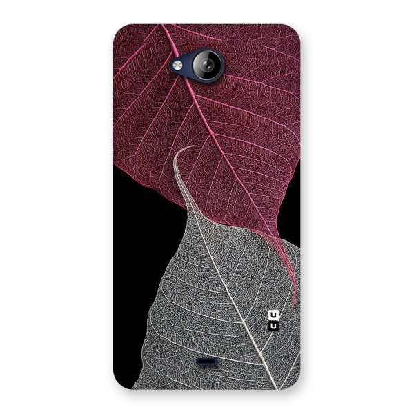 Beauty Leaf Back Case for Canvas Play Q355