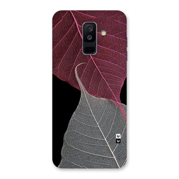 Beauty Leaf Back Case for Galaxy A6 Plus
