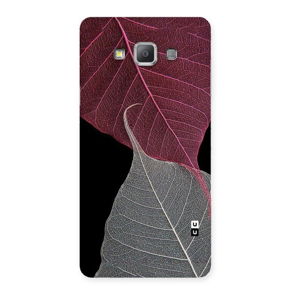 Beauty Leaf Back Case for Galaxy A7