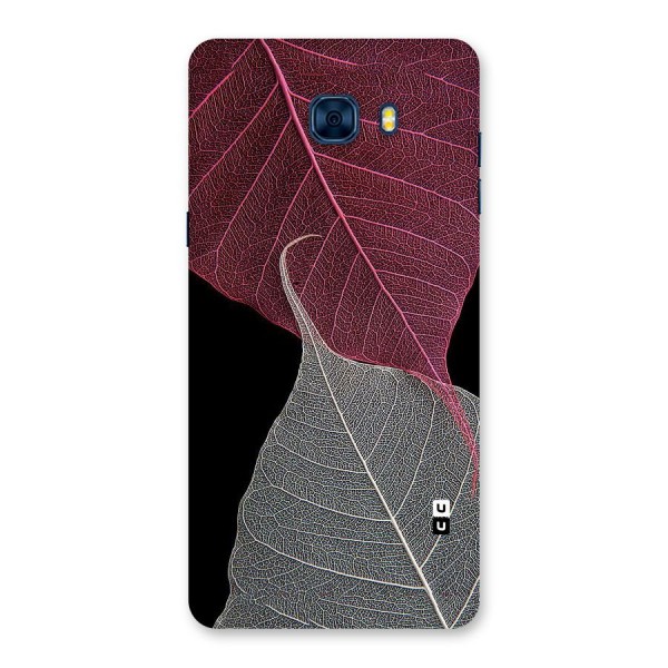 Beauty Leaf Back Case for Galaxy C7 Pro