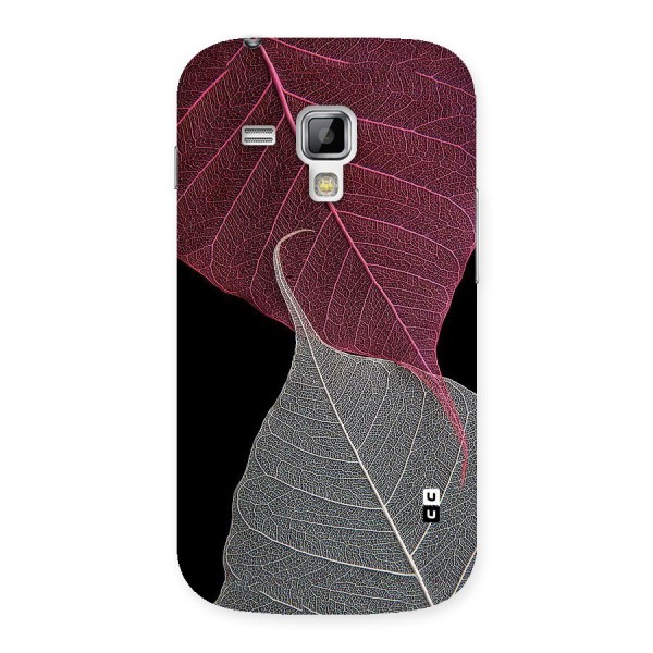 Beauty Leaf Back Case for Galaxy S Duos