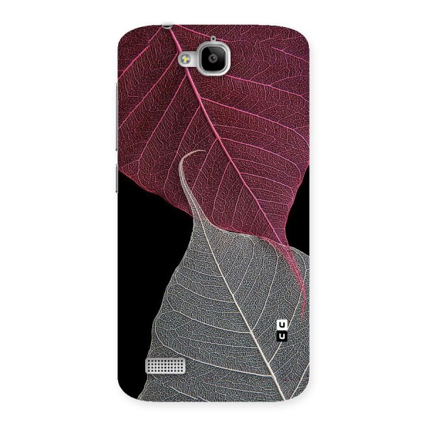 Beauty Leaf Back Case for Honor Holly